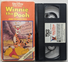 Winnie the Pooh And Tigger Too (VHS, 1991, Walt Disney Home Video, Slips... - £8.70 GBP