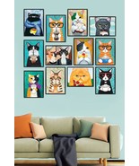 Tower Of Tracks 12 Piece Cat Fun Frame View Mdf Table Set - $23.97