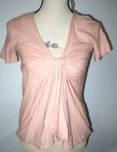 New Womens NWT M Blush Pink Sonia Rykiel Virgin Wool Sweater 38 Knot Italy Pullo - £385.62 GBP