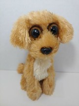 Twisted Whiskers Puppy Dog Plush brown tan cream 2018 Cloudco Aurora World 7&quot; - £9.48 GBP