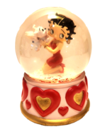 BETTY BOOP &quot;PUPPY LOVE&quot; MUSICAL GLOBE SAN FRANCISCO MUSIC BOX 2001 KING ... - £27.53 GBP