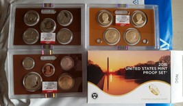 2015 US Mint Proof Set NGC 1st Day Of Issue GEM Proof Set 14 Coins in 3 slabs - £77.89 GBP