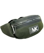 Michael Kors Cooper Belt Bag Olive Green / Black 37U0LCOY0L NWT $278 Ret... - £73.63 GBP