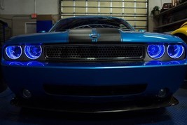 2008-2014 Dodge Challenger | Brushed Headlight Surrounds Illuminated - £213.73 GBP