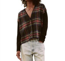 The Great. fire side cardigan in HEARTH PLAID - £165.19 GBP