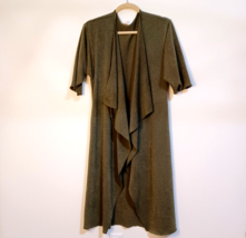 LuLaRoe Kimono Size Small  Green Long Cardigan Coverup Open Front Topper - £8.56 GBP
