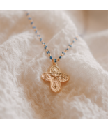 Four Way Cross Necklace - Grotto Chain - $3,632.13 MXN