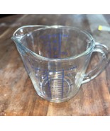 Vintage Fire King #498 Anchor Hocking 2 Cup Glass Measuring Cup D Handle... - $14.00