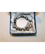 Michael Bromberg Sterling Freshwater 7&quot; Long White/Gray Freshwater Pearl... - $480.00