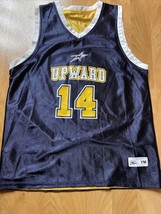 Upward Youth M Basketball Jersey &amp; Shorts Reversible Navy &amp; Yellow #14 P... - $6.93