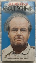 About Schmidt (VHS, 2003) Jack Nicholson Kathy Bates Brand New Sealed Fr... - £9.52 GBP