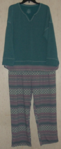 New Womens Cuddl Duds Comfortwear Knit Pajama / Lounge Set Size P2X - £22.00 GBP