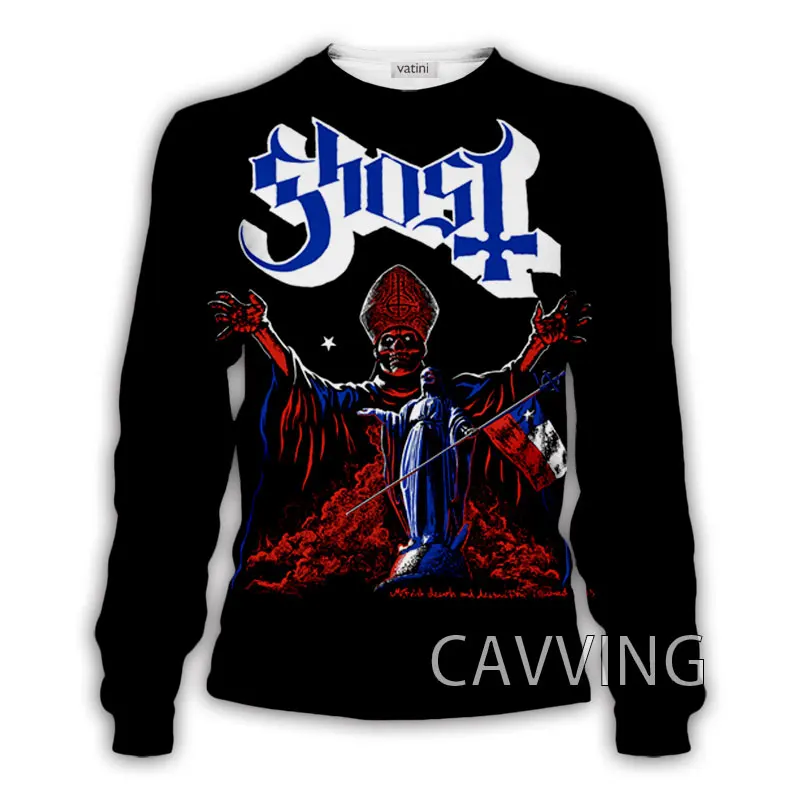 CAVVING 3D Printed  Ghost    Crewneck s Harajuku Styles Tops Long Sleeve s for M - £104.16 GBP