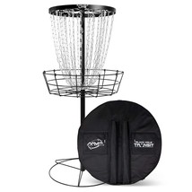 MVP Disc Sports Black Hole Lite Disc Golf Basket with Transit Bag - £161.36 GBP