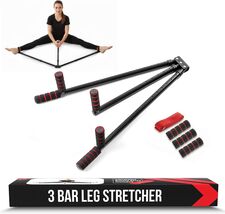 Champs MMA Yoga Split Machine Flexibility Trainer Leg Stretcher 3 Bar Ad... - $41.85