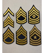 U.S. ARMY, DRESS BLUES CHEVRON GROUPING OF SEVEN CHEVRONS, ORIGINAL - $12.41 CAD