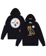Mens OVO Steelers Icon Team Pullover Hoodie - Black - $79.00