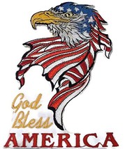 God Bless America Custom and Unique Patriotic Patches[God Bless America ] Embroi - £13.34 GBP