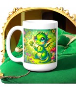 Adorable Baby Dragon Coffee Mug | Fantasy Creature Design | Black Cerami... - €13,67 EUR+
