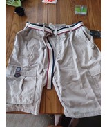 Blue Gear Size 44 Khaki Men&#39;s Shorts With Belt - $808.65 MXN