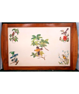 Guy Coheleach Songbird Tray RARE, Oak 20&quot; By 12&quot; - $55.00