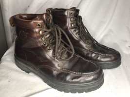 Timberland Vintage Leather Ankle Boots Brown Classic Style 69077 Sz 10M - £39.56 GBP