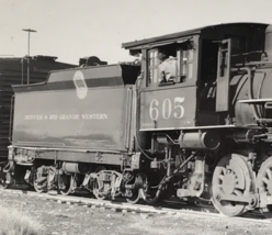 RPPC Denver &amp; Rio Grande Western Railroad DRGW D&amp;RGW #605 2-8-0 Locomoti... - $13.99
