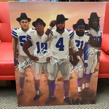 Large Dak Prescott Ezekiel Elliott ++ Dallas Cowboys QB NFL Poster Canva... - $35.00