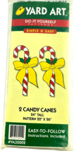 Christmas Candy Canes Yard Art PATTERN Do-It-Yourself For Wood Scrollwor... - £9.93 GBP