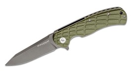 Boker Magnum Foxtrot Sierra Flipper Knife 3.375" Gray Blade, OD Green G10 - $51.43