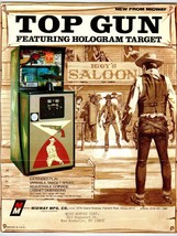 Top Gun Arcade Game FLYER Original Hologram Target Shooting Gallery Rifle 1976 - £25.21 GBP