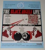 The Black Angels Concert Promo Card Vintage 2013 Glass House Pomona Twin Shadow - $19.99