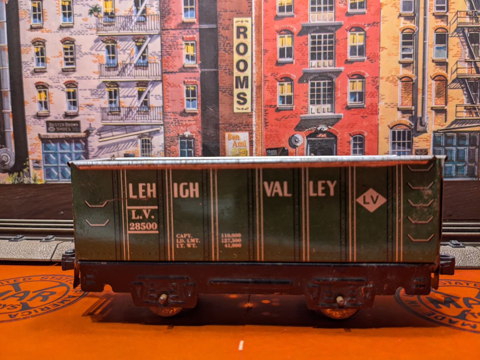 Marx Trains  Lehigh Valley High Side Gondola  #28500 Item image 3