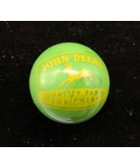 Vtg John Deere Quality Farm Equipment Shooter Marble Green Swirl Yellow ... - €17,15 EUR