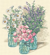 Dimensions 35122 Wildflower Trio Counted Cross Stitch Kit-11X12 14 Count - £17.37 GBP