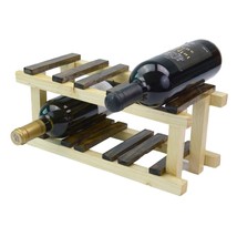 100% Solid Wood Wine Rack/ Home Grape Wine Holder Shelf Cabinet/Bottle Rack - £18.99 GBP