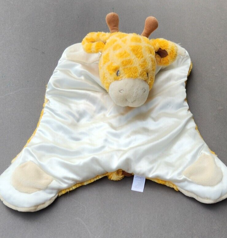 Baby Gund Giraffe Security Blanket Satin Lovey TUCKER Soother Plush Stuffed