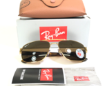 Ray-Ban Sunglasses RB3663 001/57 Gold Polished Tortoise Aviator Polarize... - £93.25 GBP
