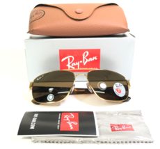 Ray-Ban Sunglasses RB3663 001/57 Gold Polished Tortoise Aviator Polarized Lenses - £93.03 GBP