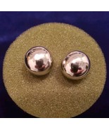 Silvertone Ball Stud Pierced Earrings - $9.90