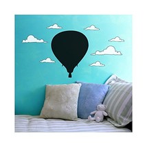 Hot Air Balloon Chalkboard Decal Set - 27&quot; tall x 21&quot; wide - £21.62 GBP