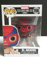 Funko Pop! Marvel Lucha Libre El Aracno 706 Spider-man Bobble Head Figurine NEW - £7.71 GBP