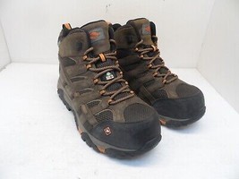 Merrell Mens Moab 2 Ventilator Mid Waterproof Comp Toe CSA Work Boot Brown 11.5W - £72.88 GBP