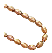 25 Picasso on Crystal Preciosa Czech Glass Faceted 10x7mm Oval Beads - £3.94 GBP