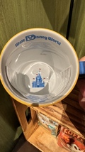 Walt Disney World Fiesty Donald Duck Yellow Blue White Ceramic Mug 14 oz NEW image 2