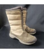 Merrell Encore Divine Tan Brown Winter Boots Quilted Zip 400 gram Snow W... - $427.17 MXN