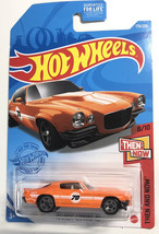 Hot Wheels &#39;70 Chevy Camaro RS from 2021 Then and Now Orange NICE! - £2.36 GBP