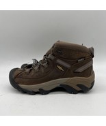 KEEN Targhee Mid Waterproof women&#39;s Hiking Boots, Size 8, Black/Flint Stone - £73.89 GBP