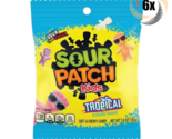 6x Bags Sour Patch Kids Tropical Flavors Soft &amp; Chewy Gummy Candy | 3.6oz - £14.66 GBP