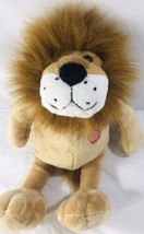 Lion Heart Plush Stuffed Animal Cat Gift Toy Soft Mane - £9.22 GBP